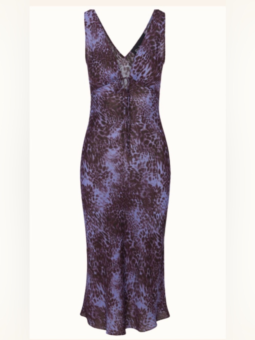 Realisation Par Scarlet slip purple leopard print xs